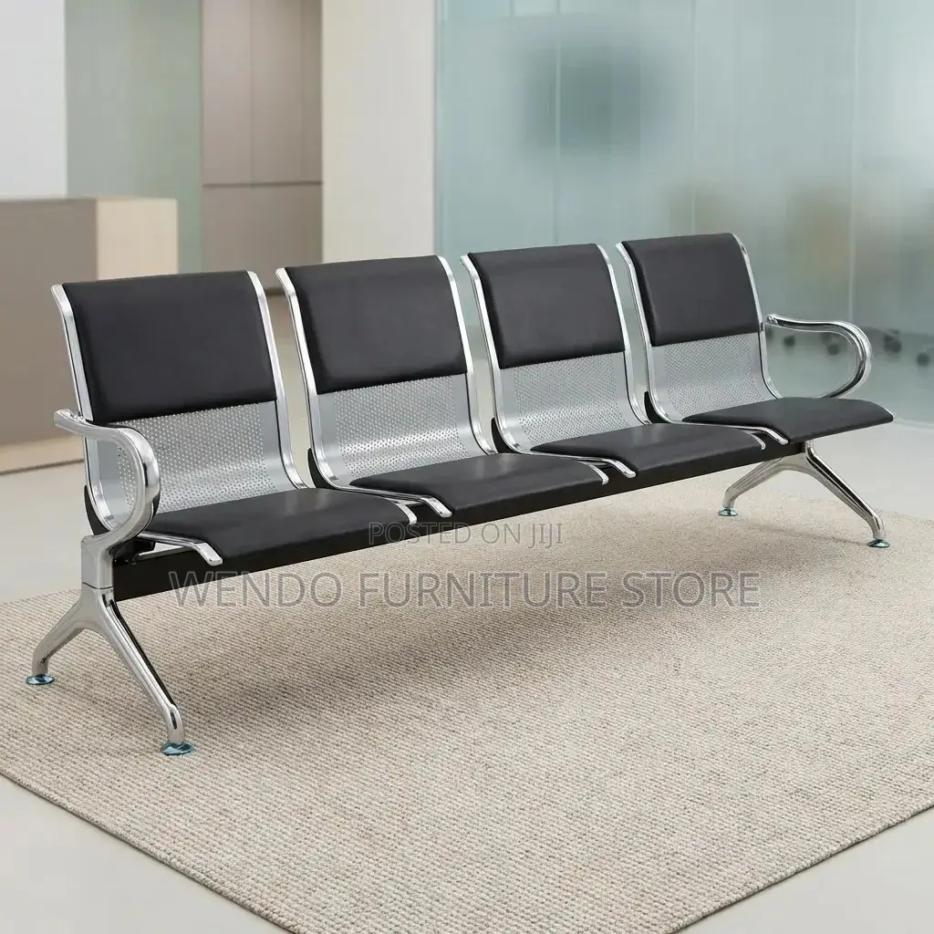 Office Benches; Four Seaters Leather Chemist Reception Bench