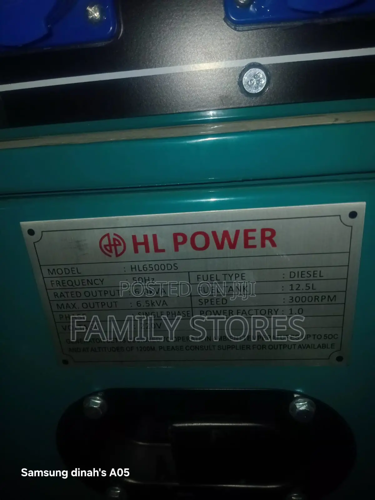 Hl Power Hl6500ds 6.5 Kva Silent Diesel Generator