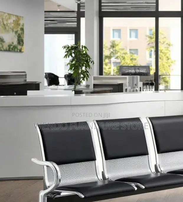 Office Benches; Four Seaters Leather Chemist Reception Bench