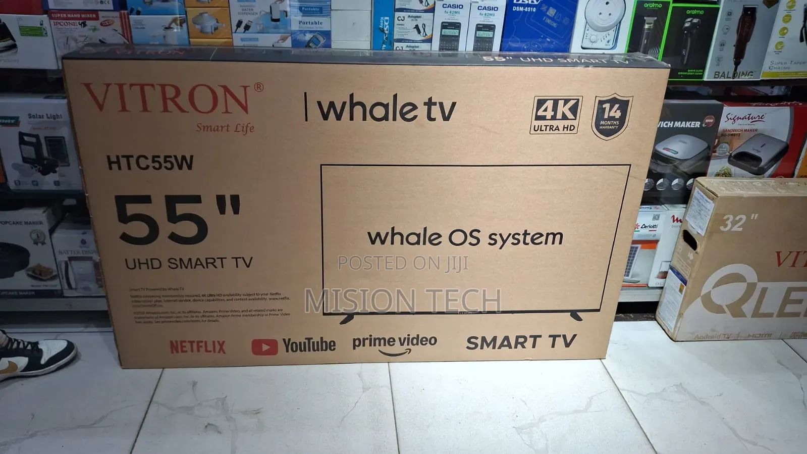 Vitron 55-Inch Uhd Smart Tv* 