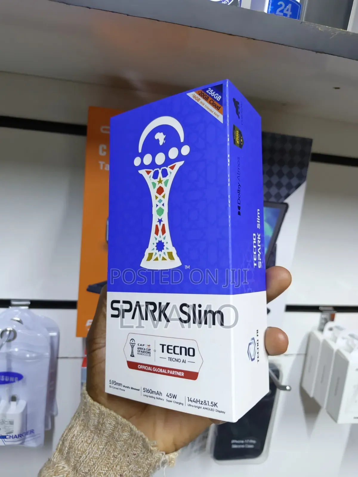New Tecno Spark Slim 256 GB Black