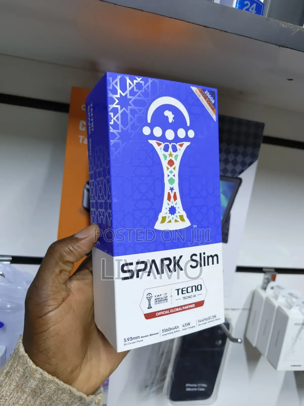 New Tecno Spark Slim 256 GB Black