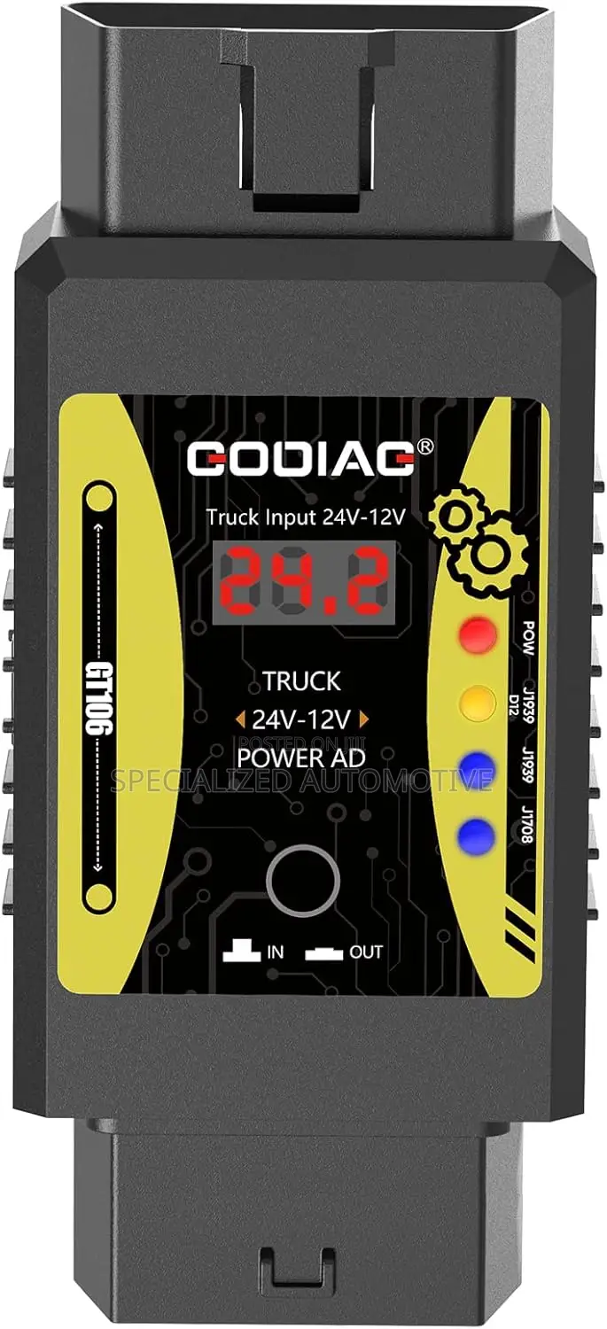 Vehicle Diagnosis Machine Obd2 Stepdown 24 v to 12v Adapter