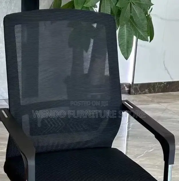Office Chair; Mesh Visitors Office Chair With Sled Basement