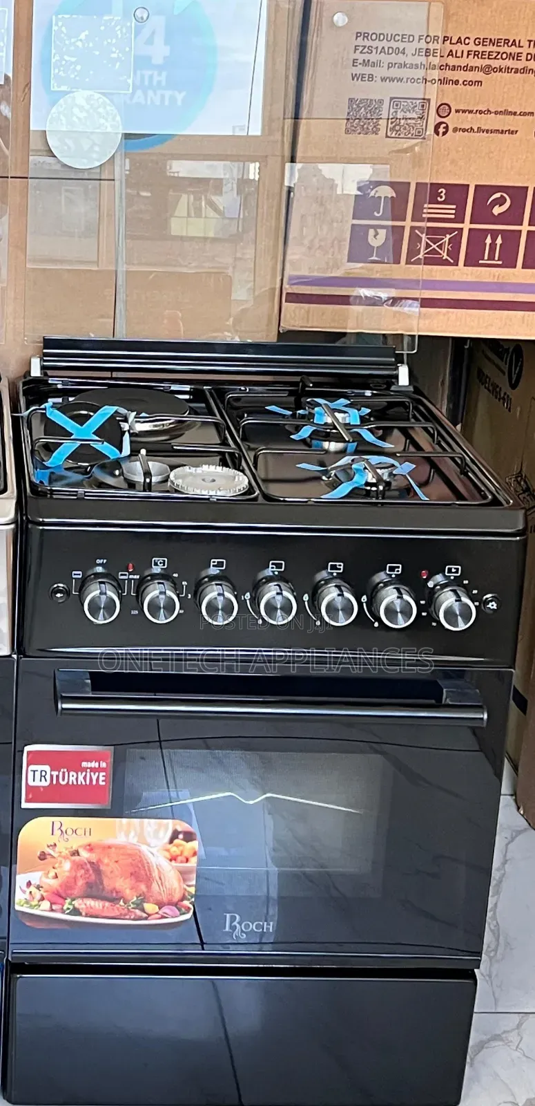 Roch Turkey Black 50×55 Standing 3+1 Cooker