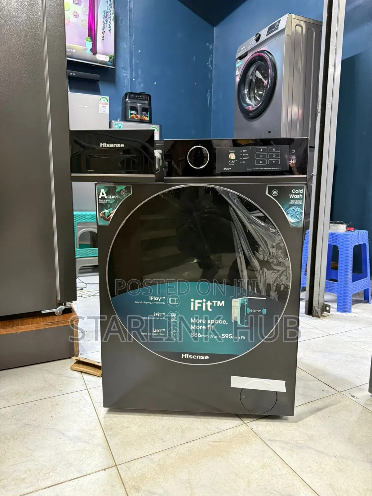 Hisense 12kg/8kg Front Load Wash Dry Washing Machine Wd5s1245bb