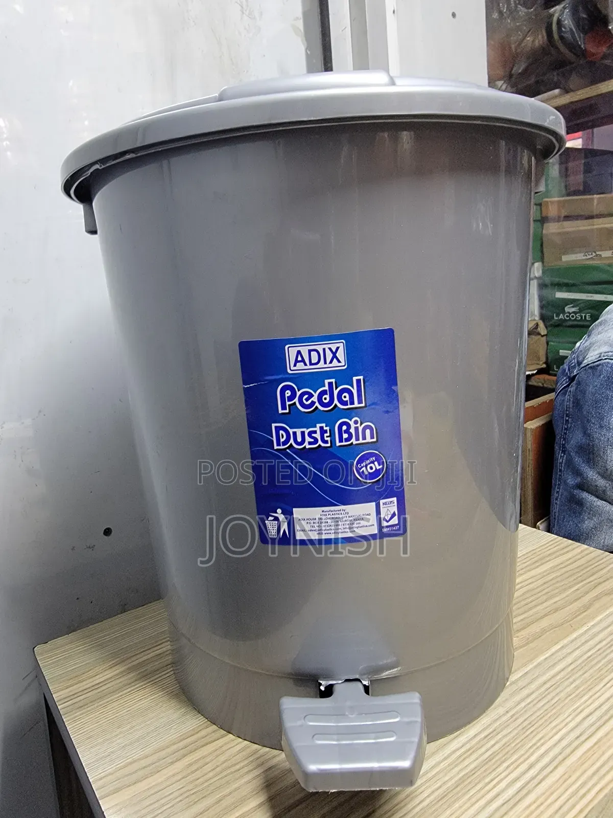 Adix 10litre Pedal Bin