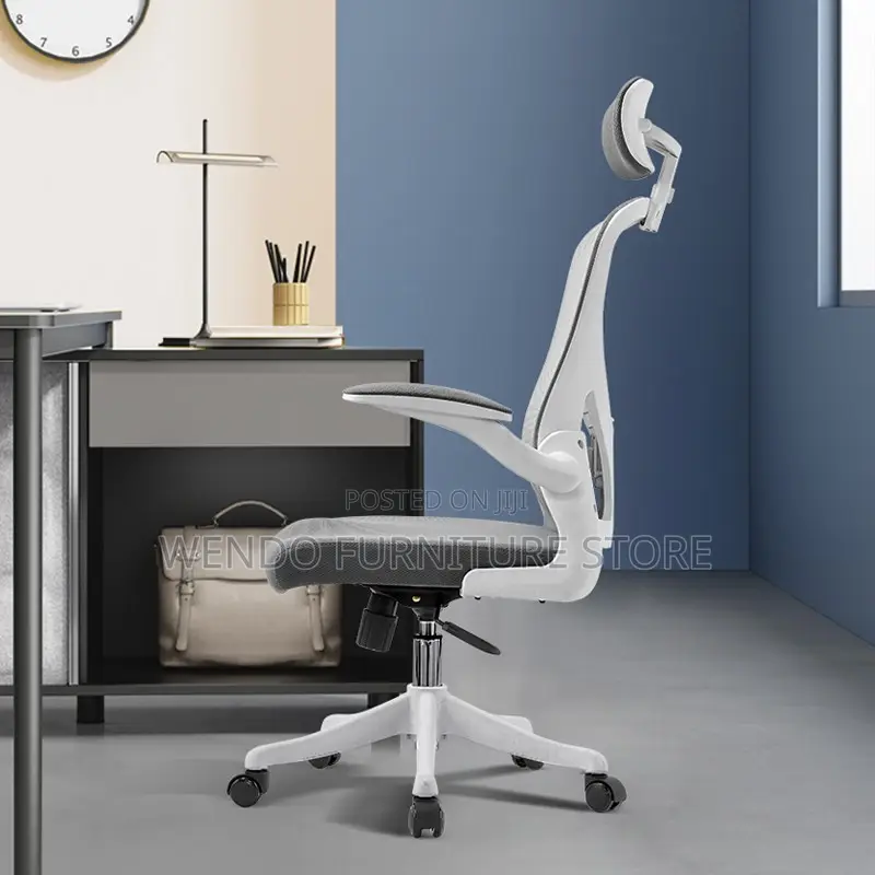 Office Chairs; Orthopedic High Backrest Office Chair With Flip Up Arms
