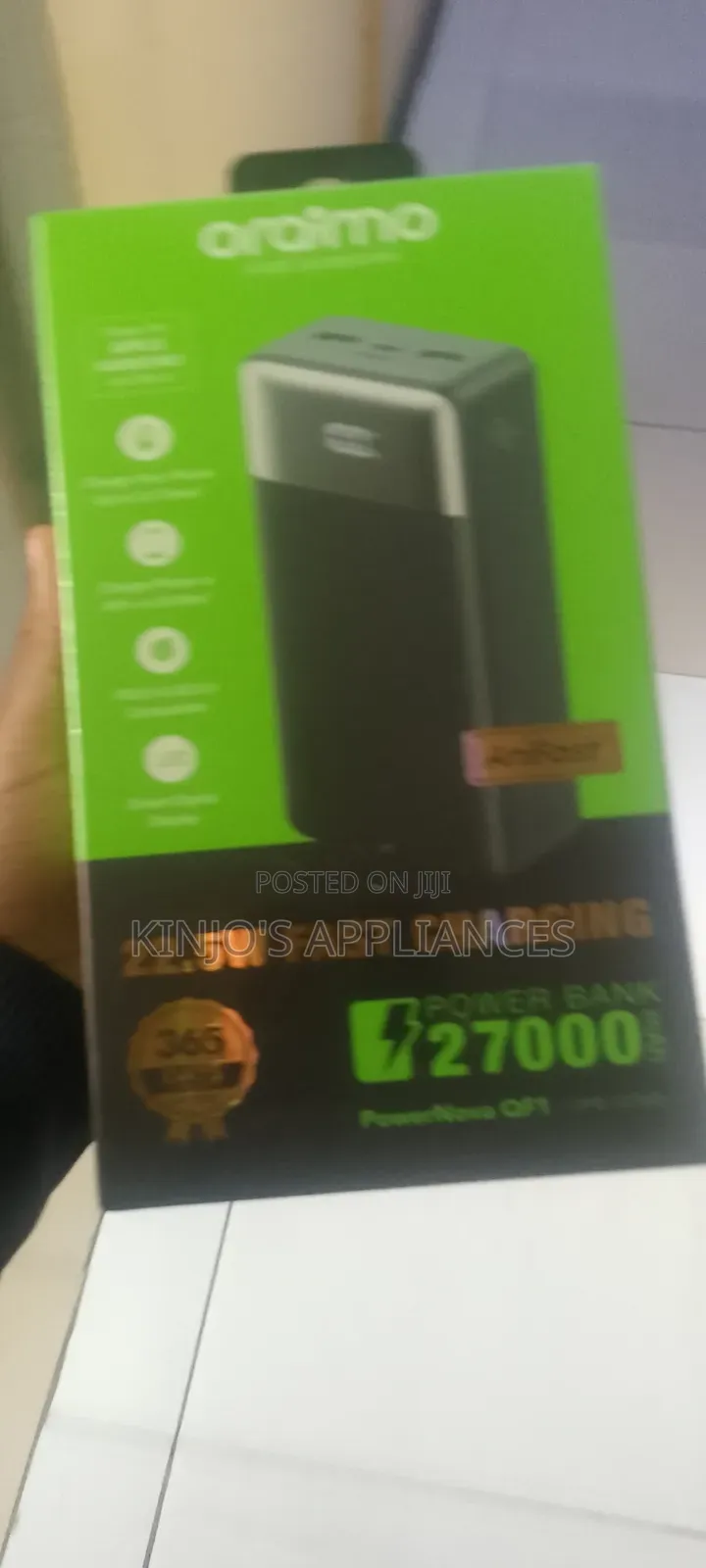 Oraimo Powernova Qf1 *27000mah 22.5w* Power Bank