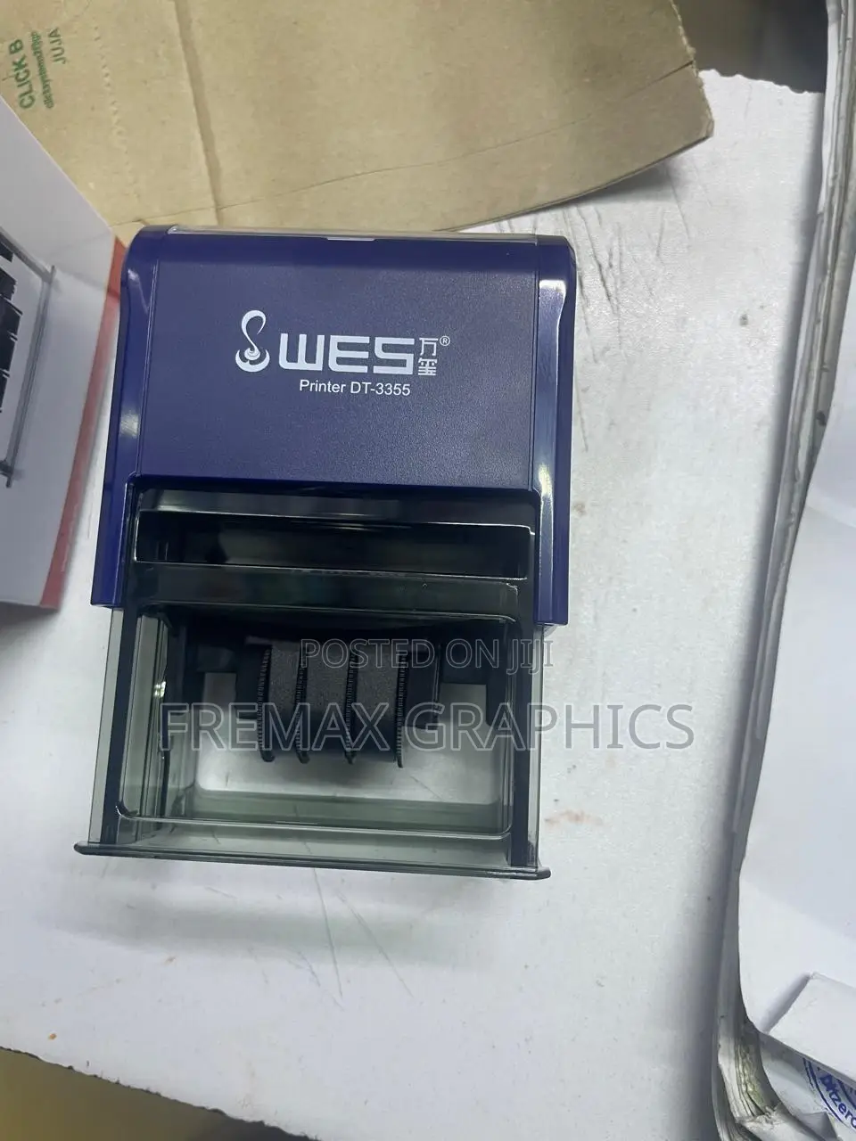 Rectangular Self-Inking Professional Rubber Stamp