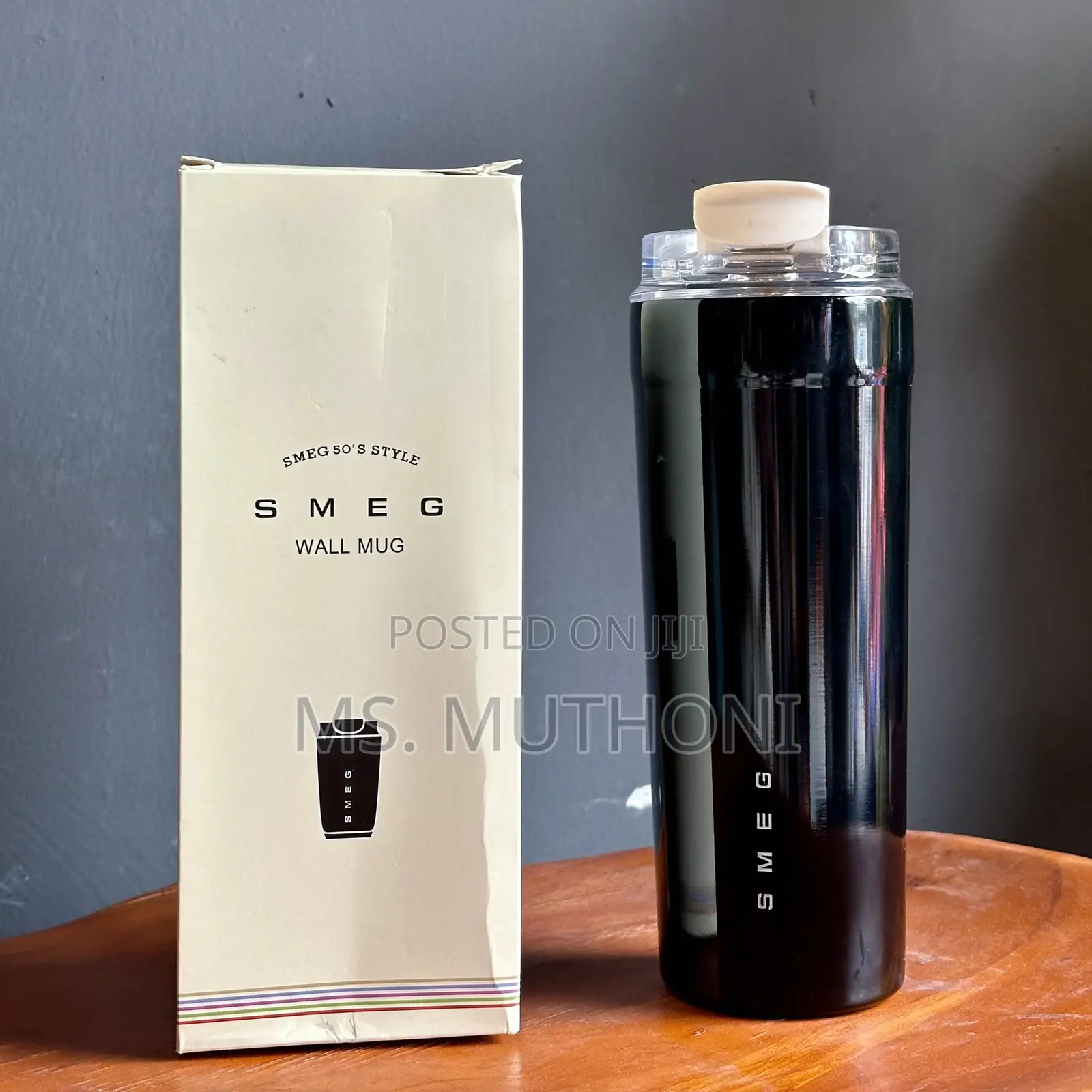 Smeg Coffee Mug, Featuring a Sleek, Minimalist Ivory Design