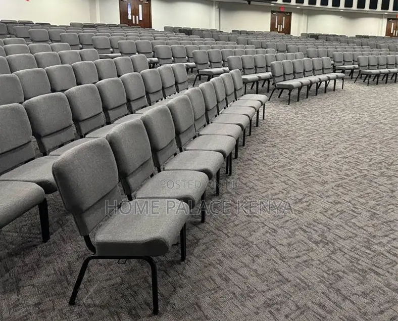 Conference Chair: Premium Stackable Auditorium Chair With Metal Frame