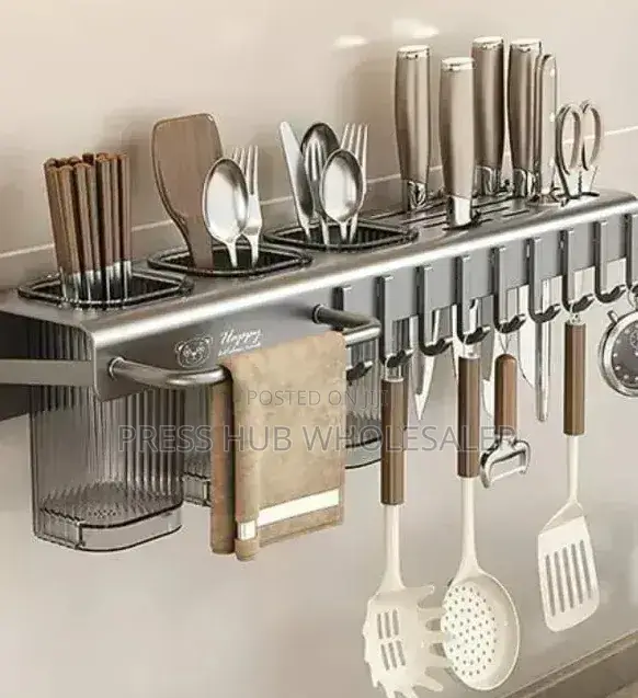 Wall Mounted Kitchen Cutlery Organizer 40 Cm