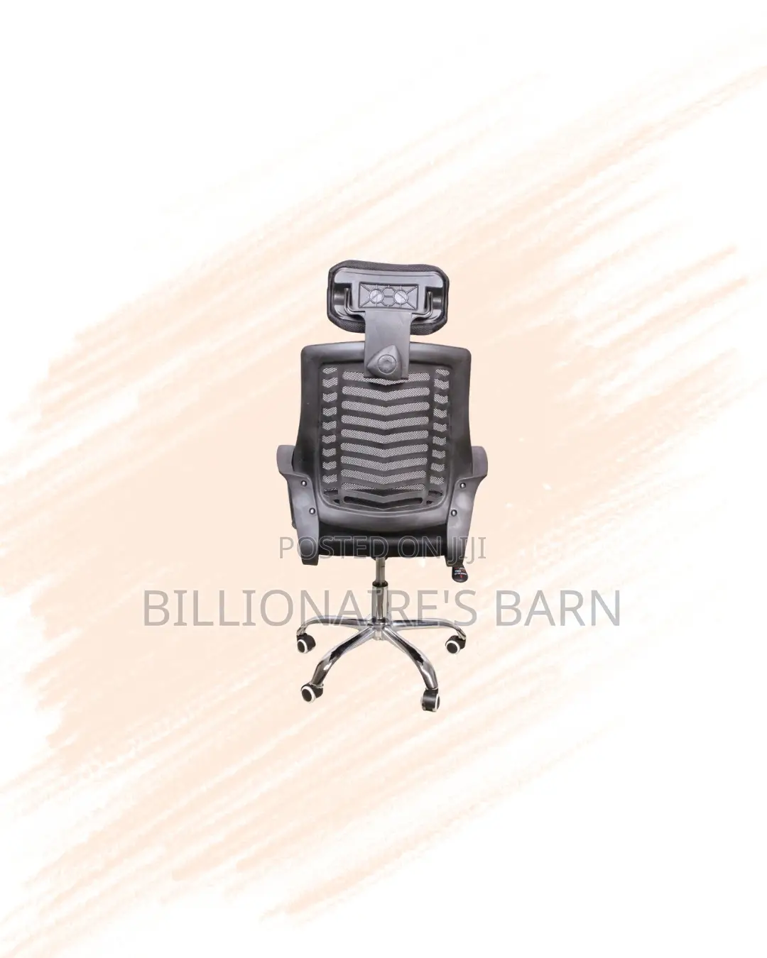 Stylish Secretarial Mesh Chair Adjustable Headrest Direct From Store