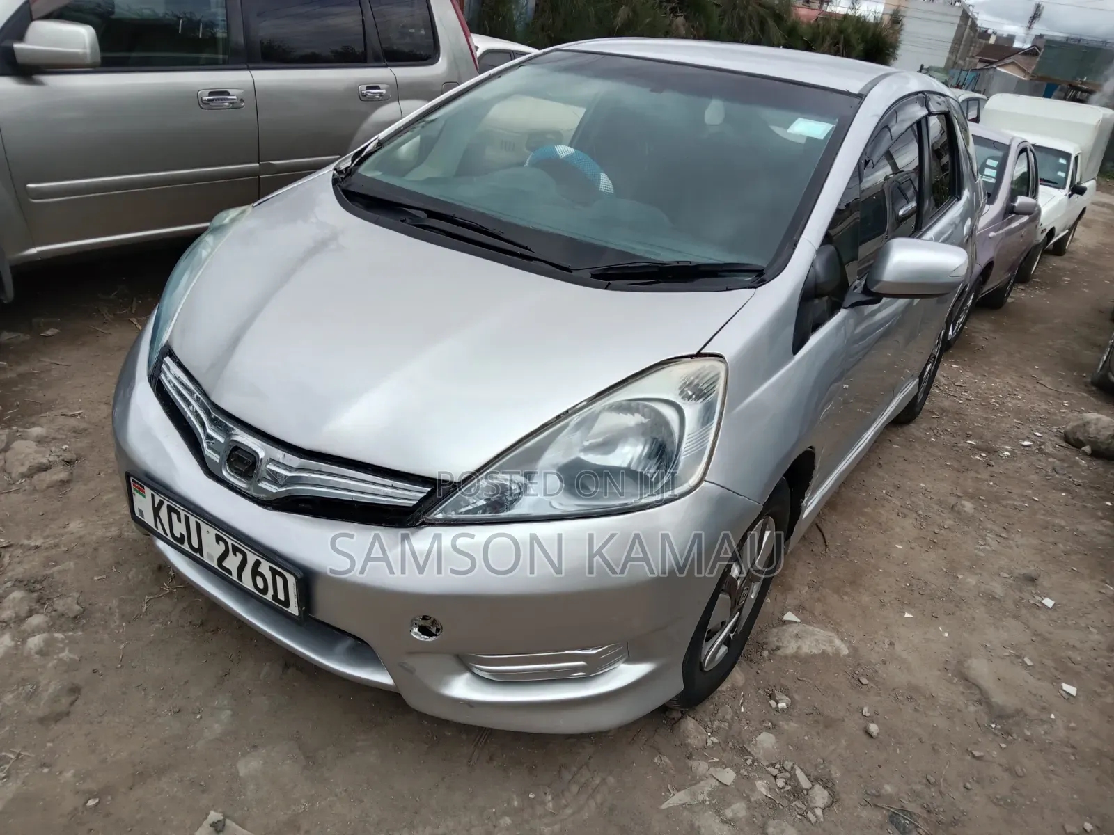 Honda Fit Shuttle 2012 Silver