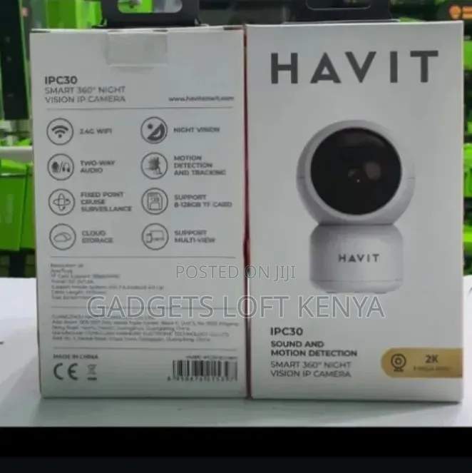 Havit Ipc30 Sound N Motion Detection Smart 3600 Night Vision Ip Camera