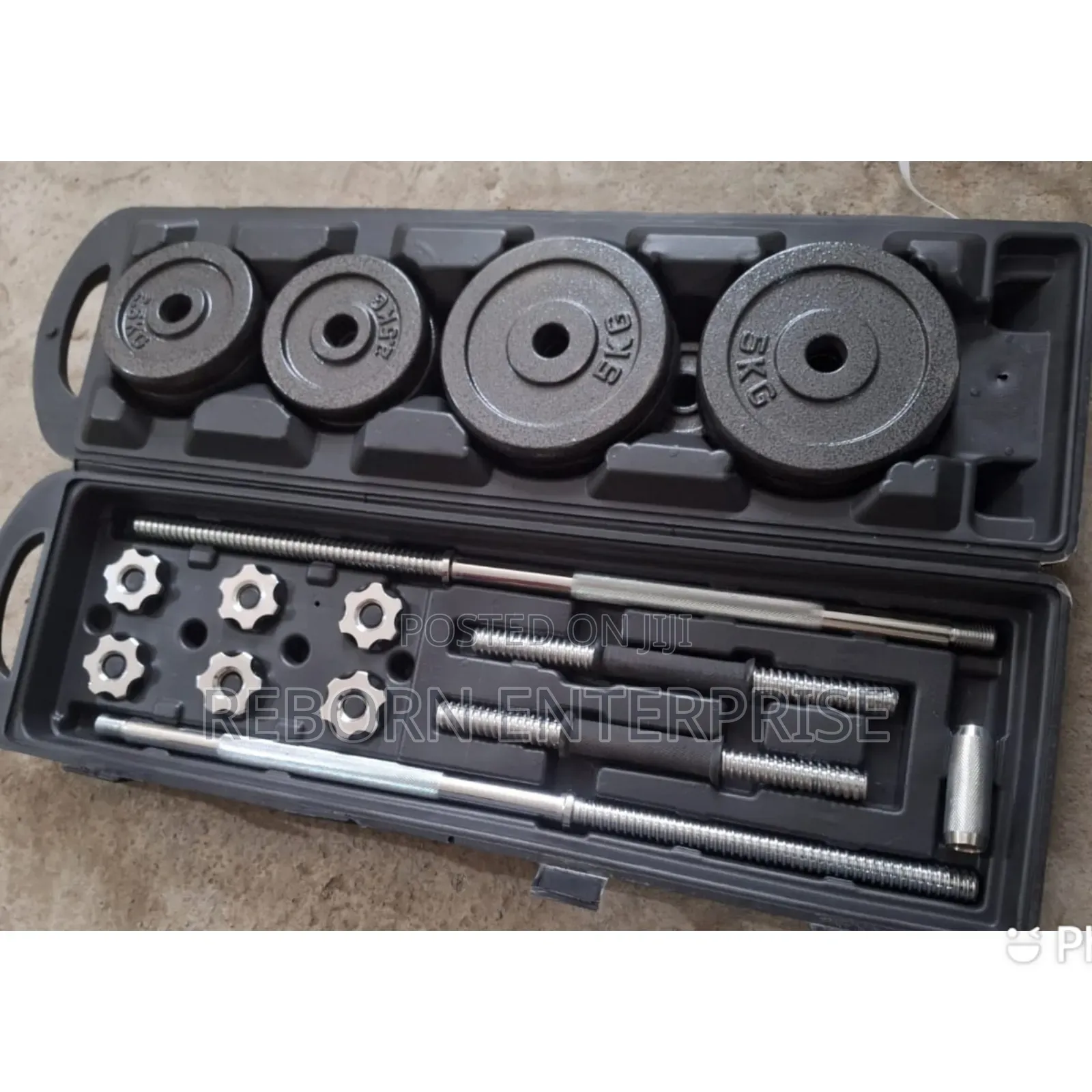 50kg Adjustable Cast Iron Dumbbell