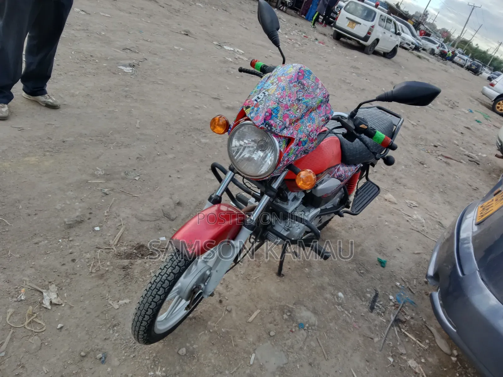 TVS HLX Plus ES 2018 Red