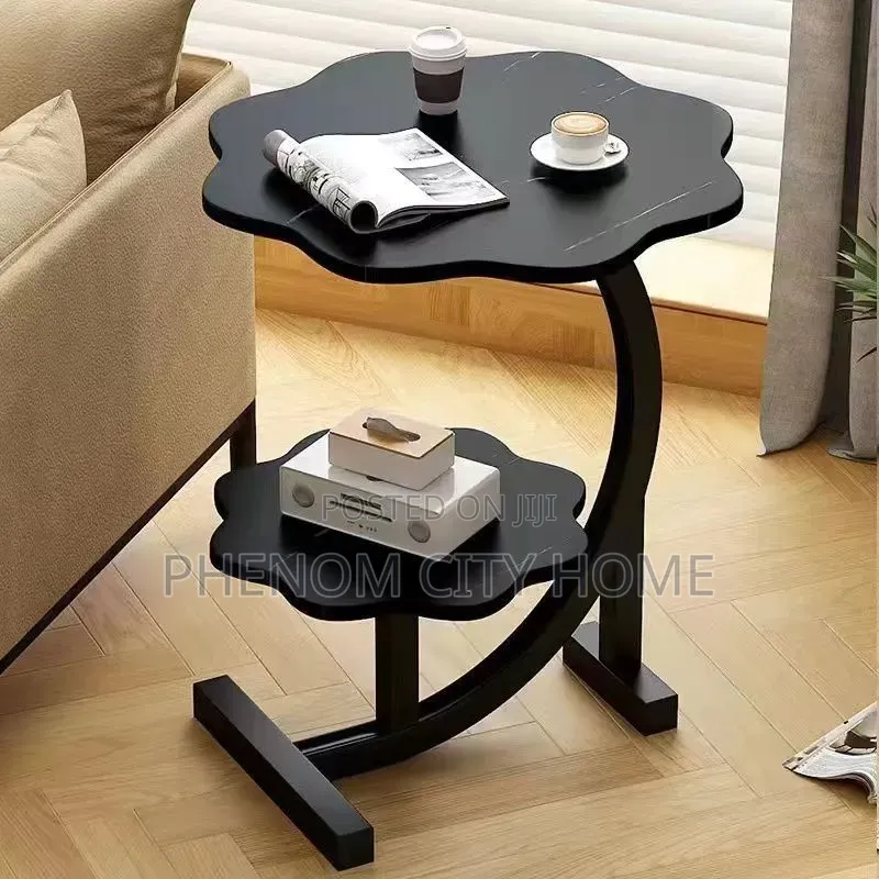 Wooden Wavy Side Table Available