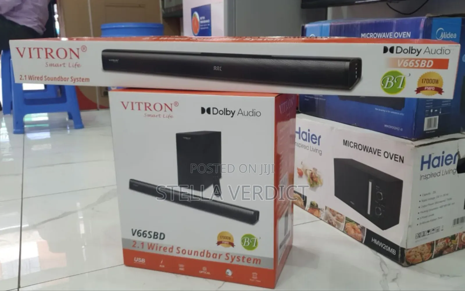 Vitron V66sbd 17000w Dolby Atmo 2.1ch Wired Soundbar System.