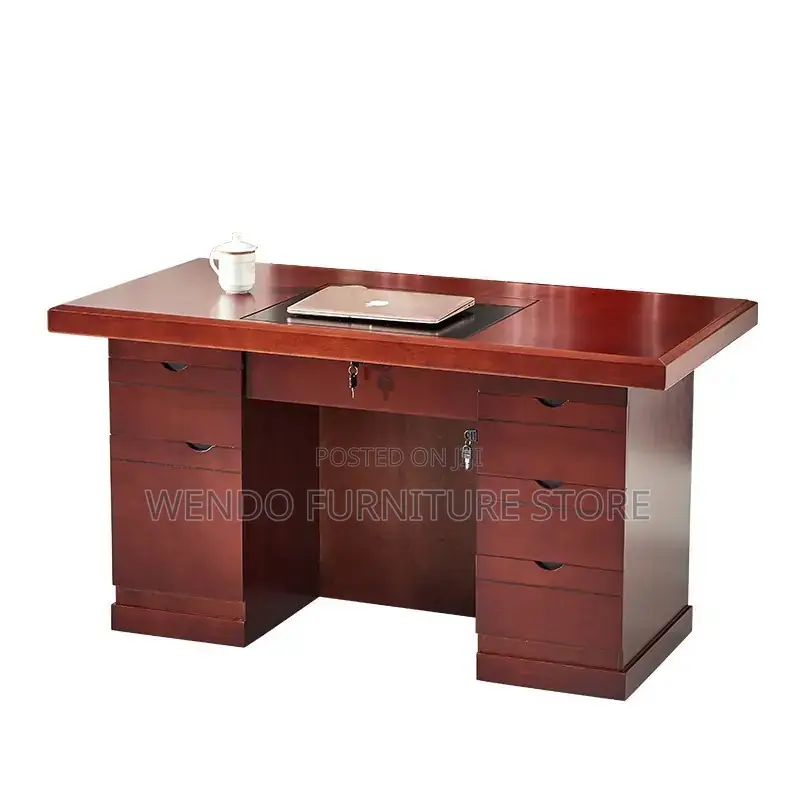 Office Desk; 1.2 Meters Mahogany Executive Home Office Desk