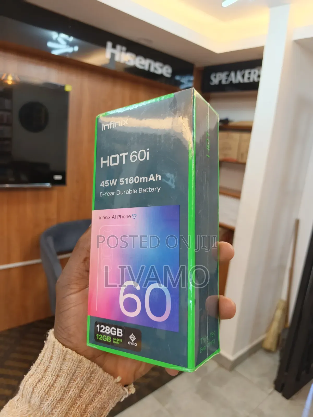 New Infinix Hot 60i 128 GB Blue