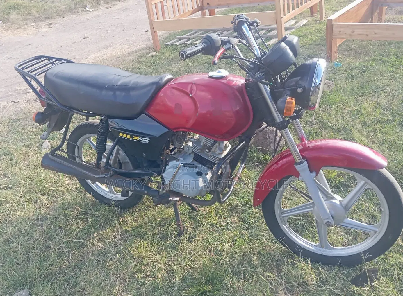 TVS XL 100 2024 Red