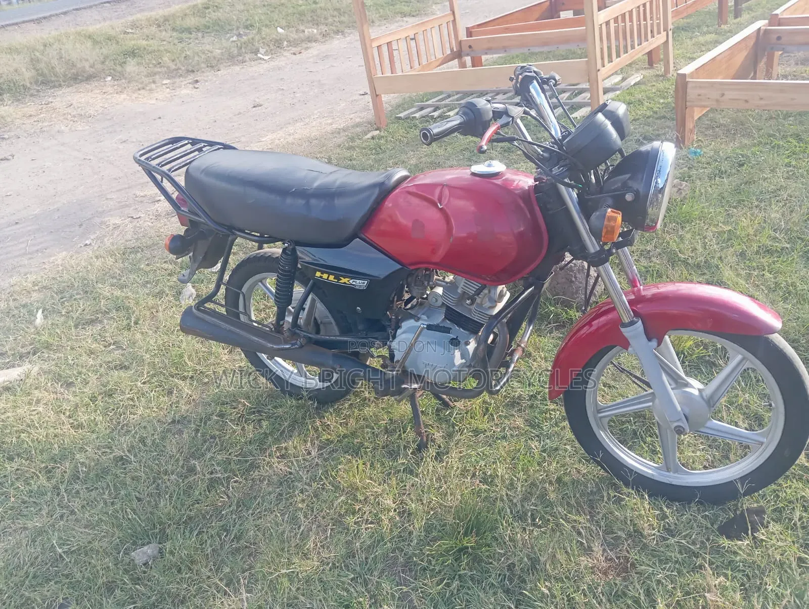 TVS XL 100 2024 Red