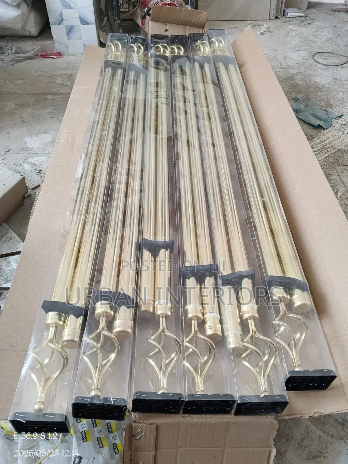 Gold Modern Curtain Rods Modern Curtain Rods