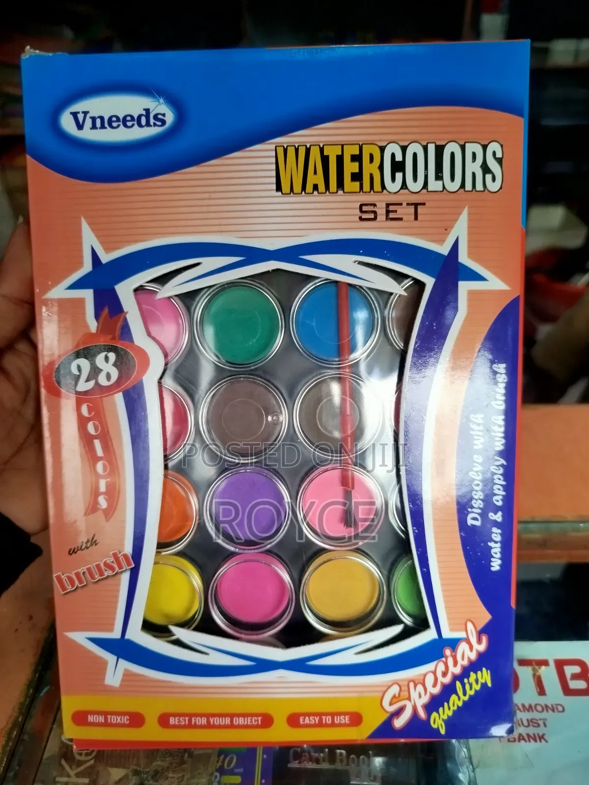 Watercolors Set - 28pcs