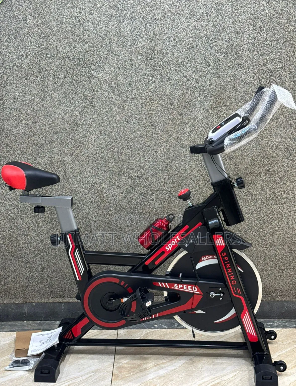 Sport Spin Bike Available in Green and Red