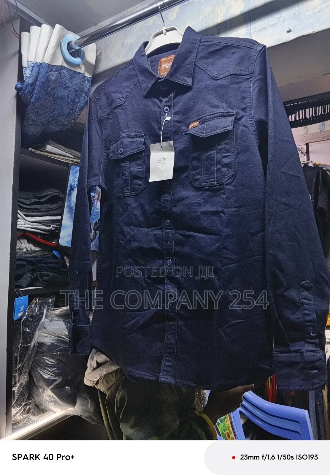 Quality Casual Denim Jeans Double Pocket Jeans Shirts