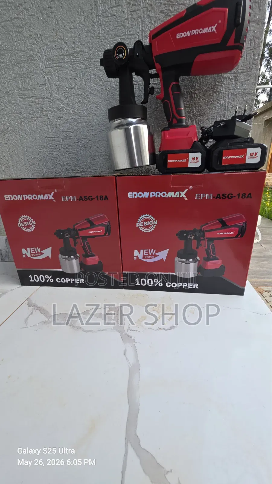 Edon Cordless Spray Gun