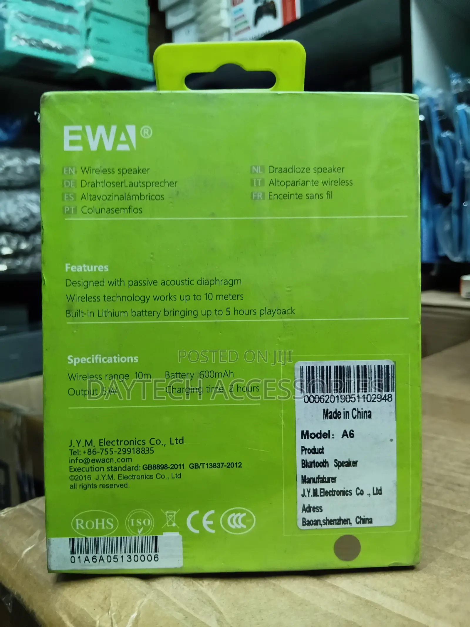 Mini Metal Bluetooth Speaker Ewa A6 With Tf Card