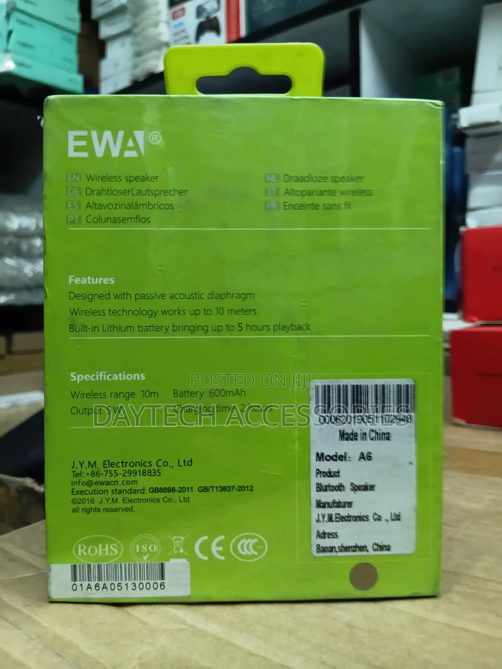 Mini Metal Bluetooth Speaker Ewa A6 With Tf Card