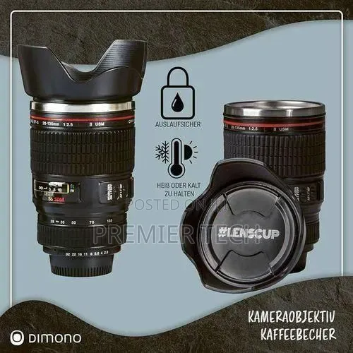 400ml Camera Lens Thermocup
