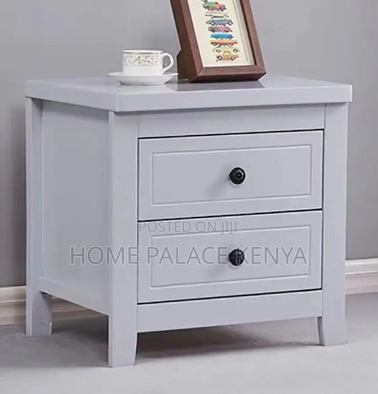 Bedside Table: Modern Small Bedside Table With Storage Drawers