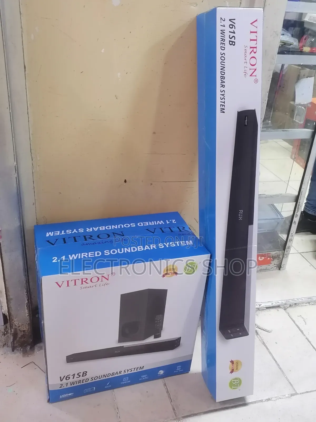 Vitron V61 Sb Sound Bar Usb,Bt Aux Knput