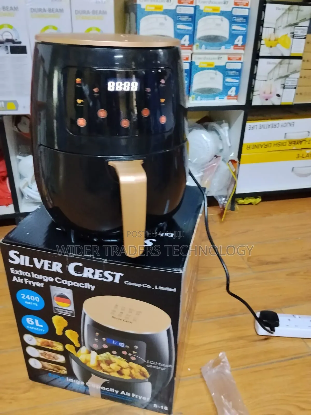 Silver Crest 6l Digital Air Fryer With 2400w of Power