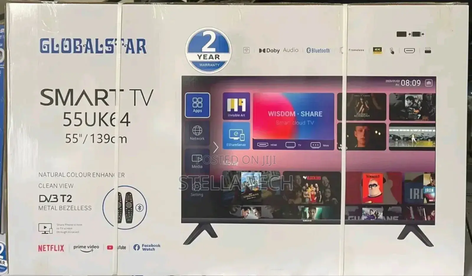 Globalstar 55 Inches Smart Android Tv