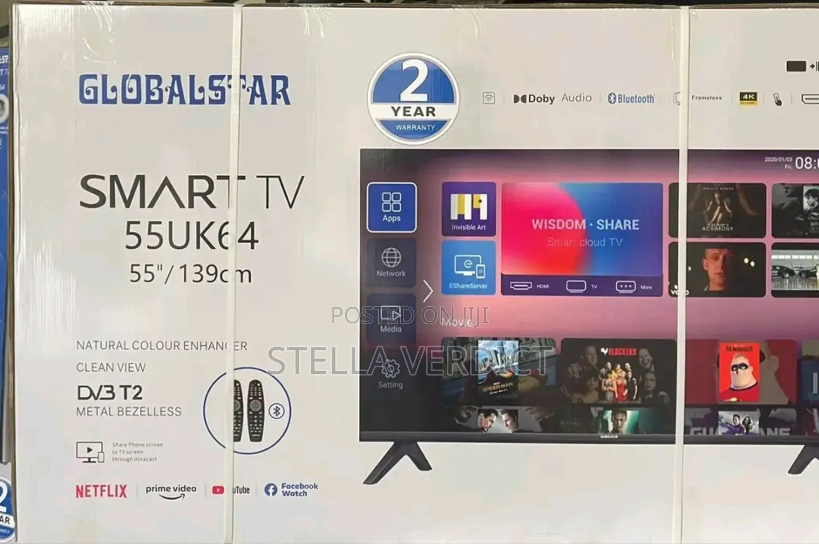 Globalstar 55 Inches Smart Android Tv