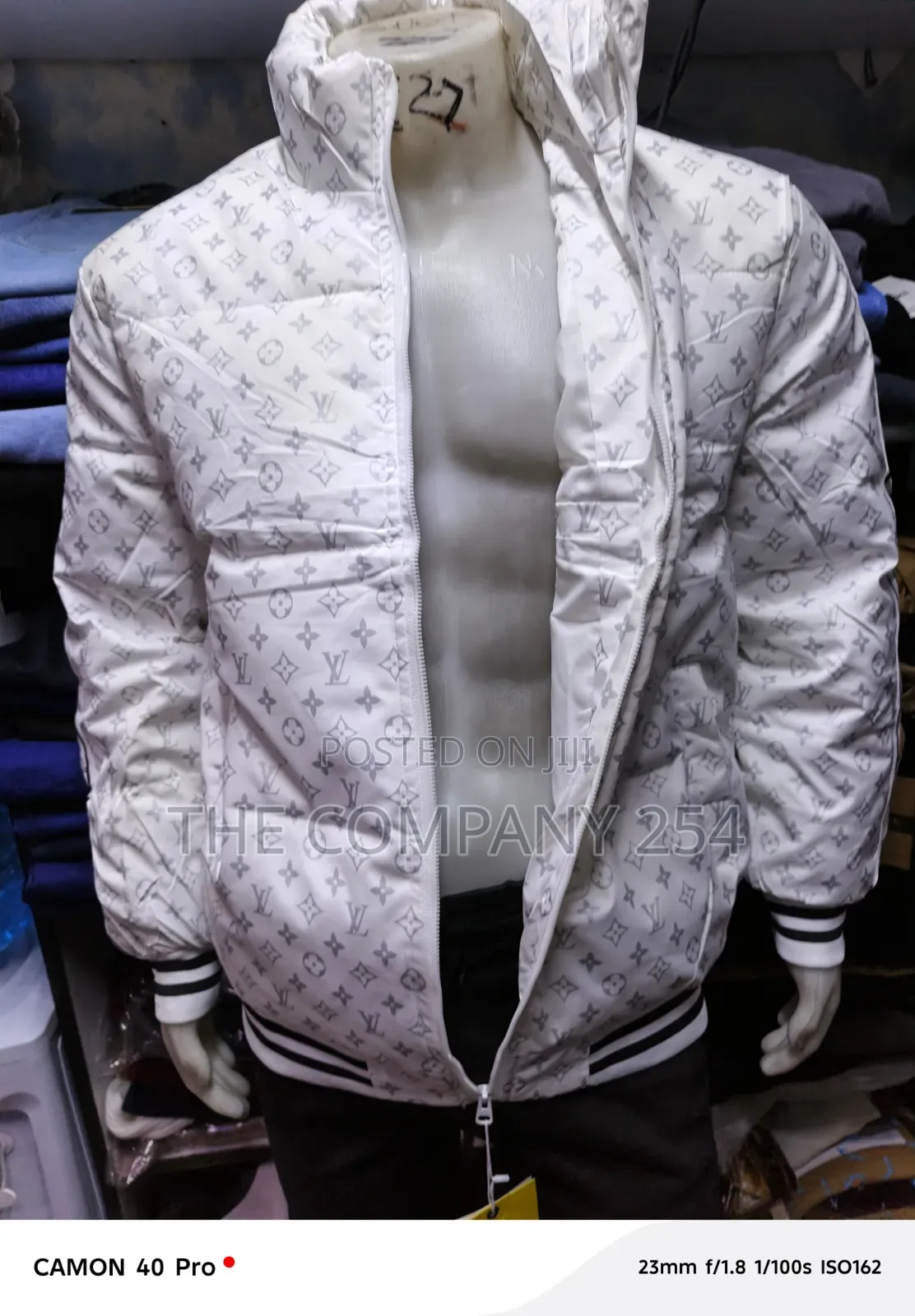 Quality Casual Puffed Collage Luiz Vuitton Designer Jacket