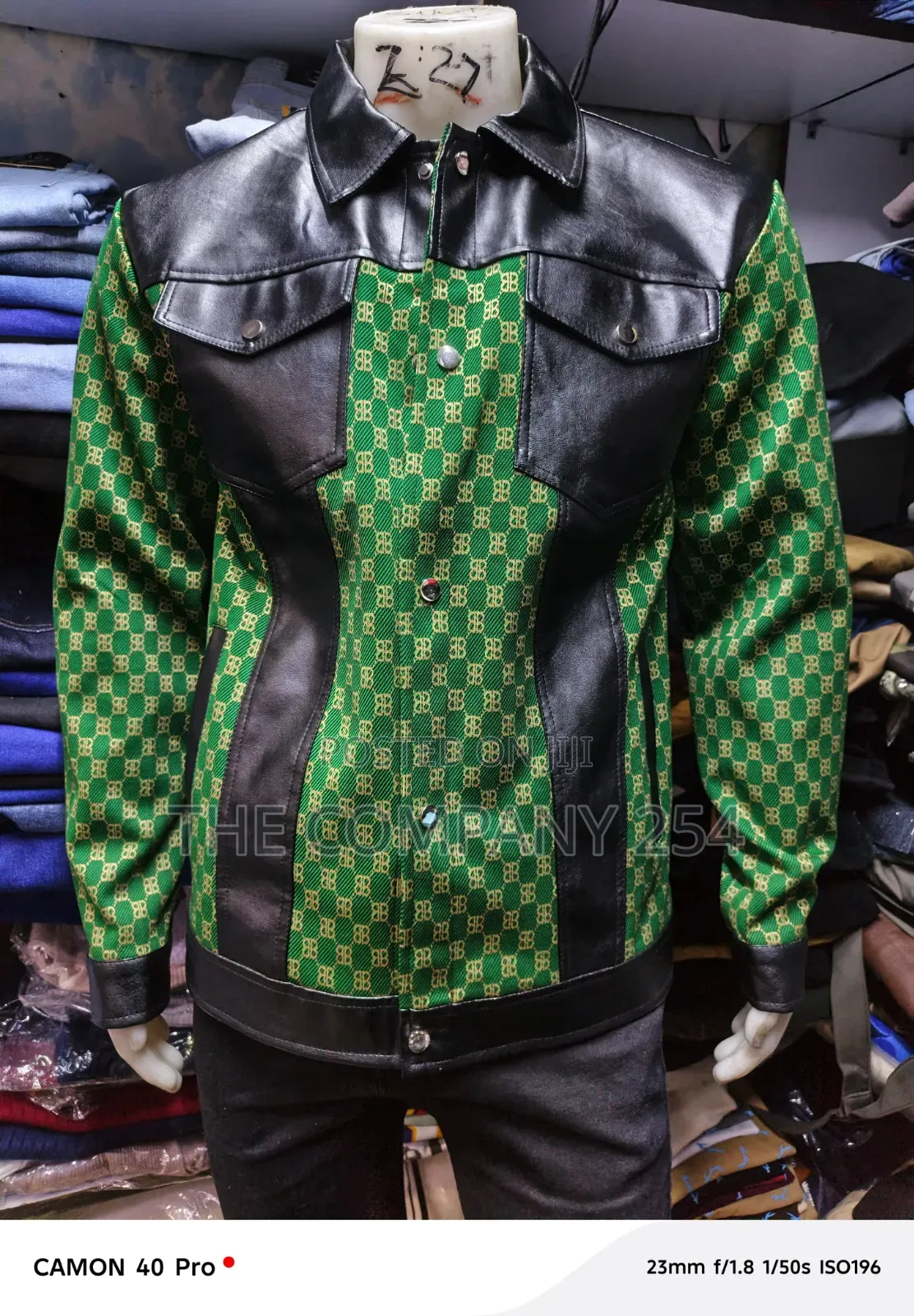Quality Casual Leather Designer Jacket All Weather With Zip