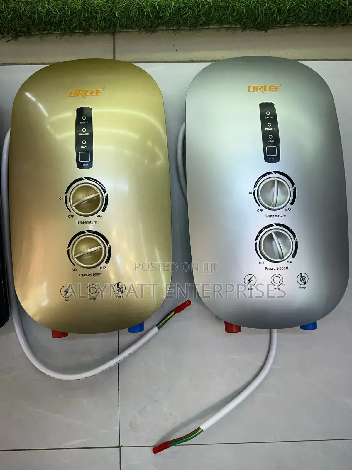 Coloured Instant Water Heater With Pump