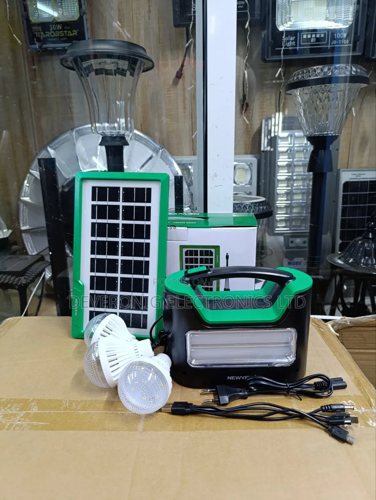 *Newvew Nv-T202 Solar Lighting System