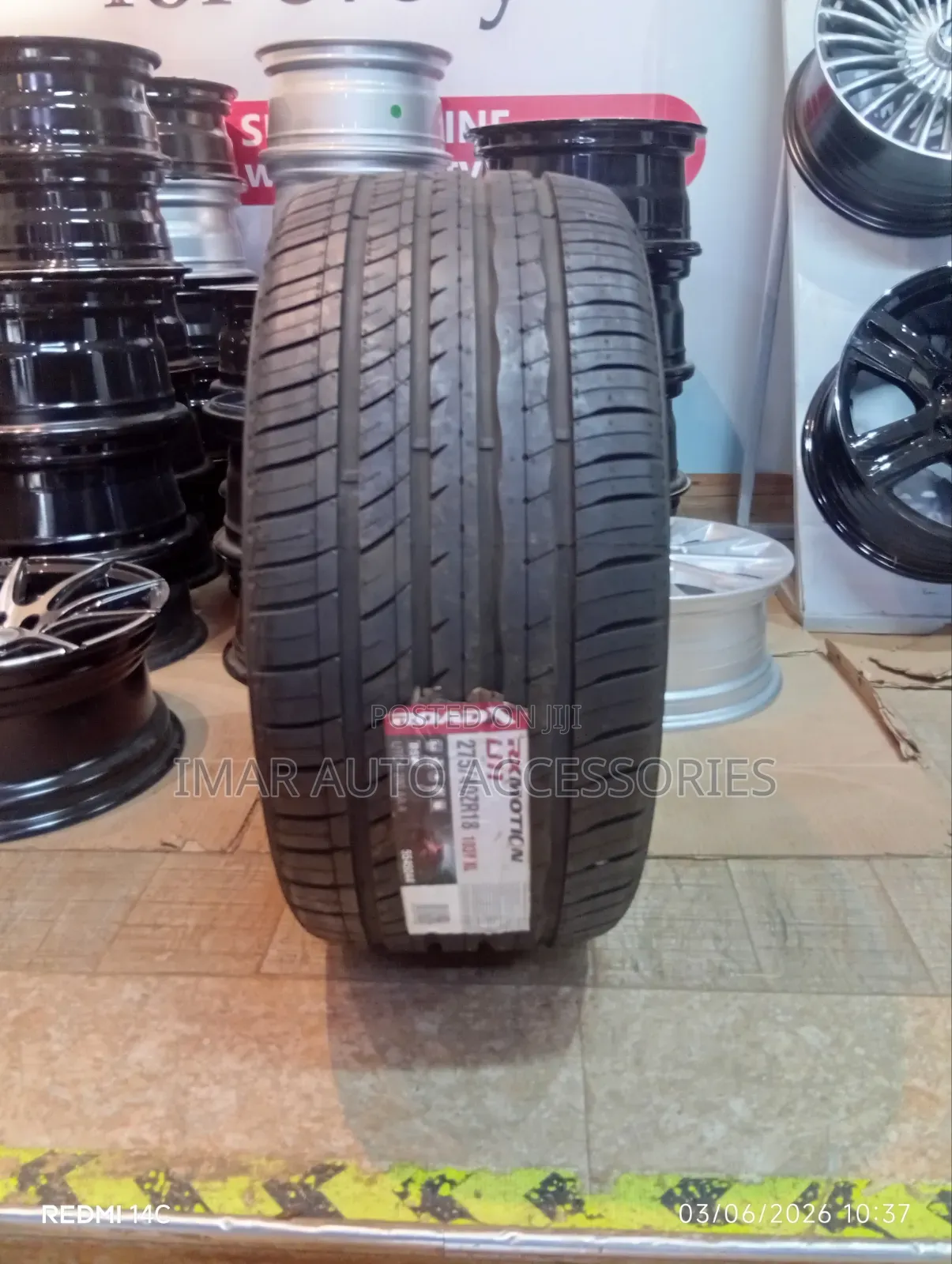 Roadx Rxmotion U11 275/40zr18 Tire - Utqg 280 Aa a Spec