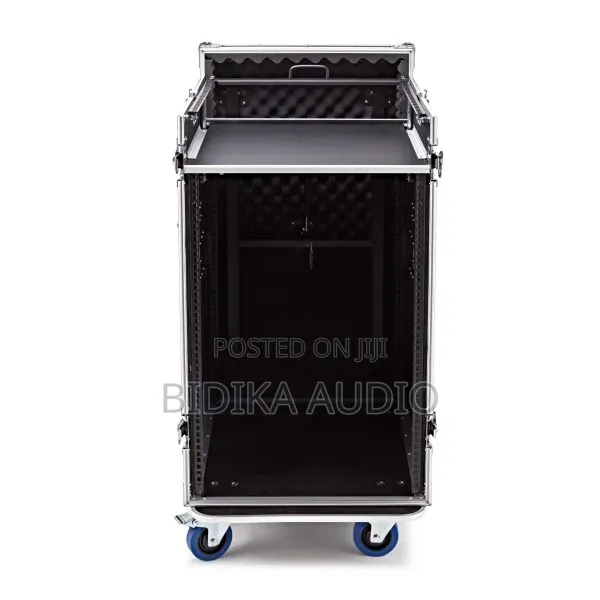 16u Heavy-Duty Pop-Up Mixer Rack Flight Case