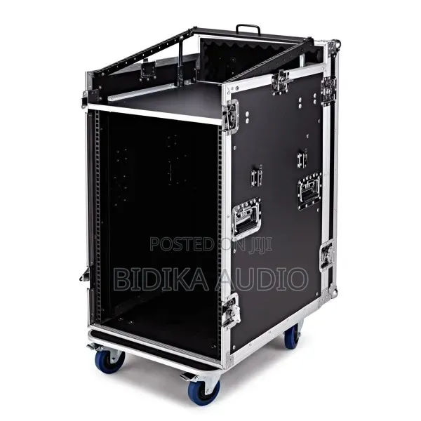 16u Heavy-Duty Pop-Up Mixer Rack Flight Case