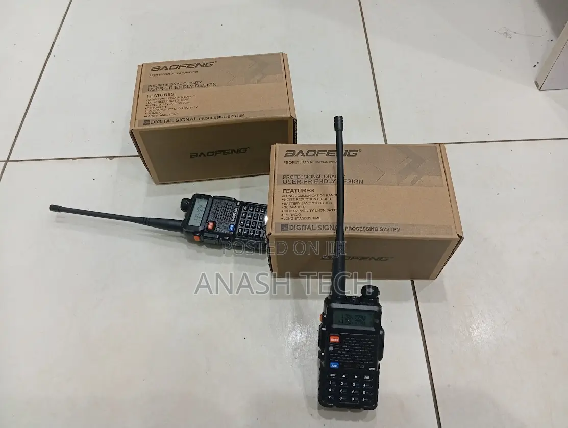 Baofeng Uv-5r Walkie Talkie – Fm Radio, Dual Standby