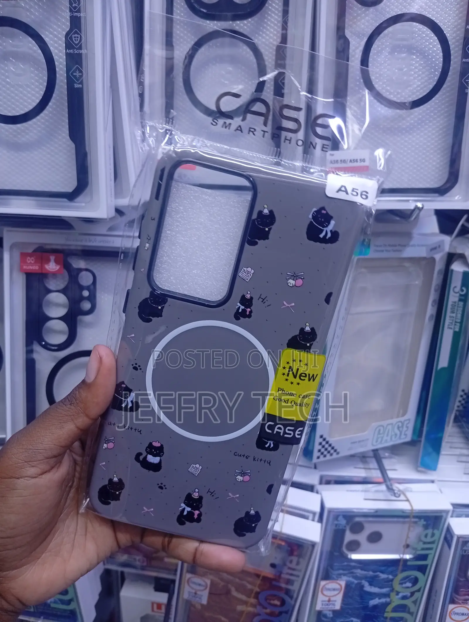 Samsung A56 "Cute Kitty" Design Cover
